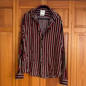 Button Down Top- Denim & Flower Ricky Singh